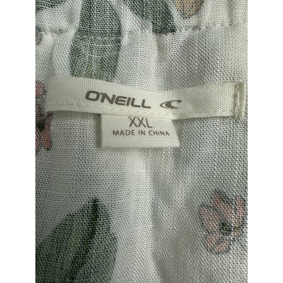 O'Neill Size XXL Sadi Maxi Dress Strapless Floral Beach Flowy Vacation Resort - Picture 11 of 16